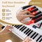 88-Key Keyboard Piano with Adjustable Stand, Recording Function and Carry Bag